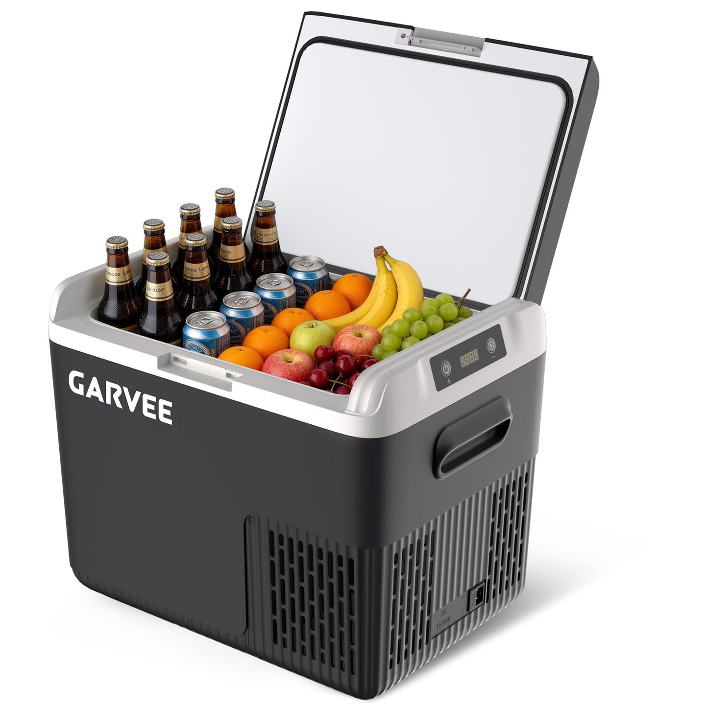 Garvee Car Refrigerator, 19QT(18L) Car Fridge Portable Freezer Compressor Electric Cooler, Portable Refrigerator, Rapid Freezing, -4°f to 68°f (-20°c to 20°c), 12/24V