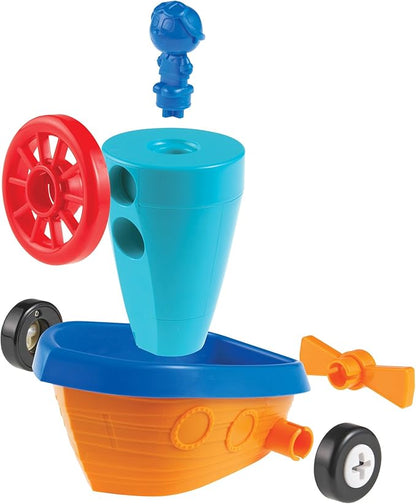 Learning Resources 1-2-3 Build it! Car Boat Plane 15 Pieces