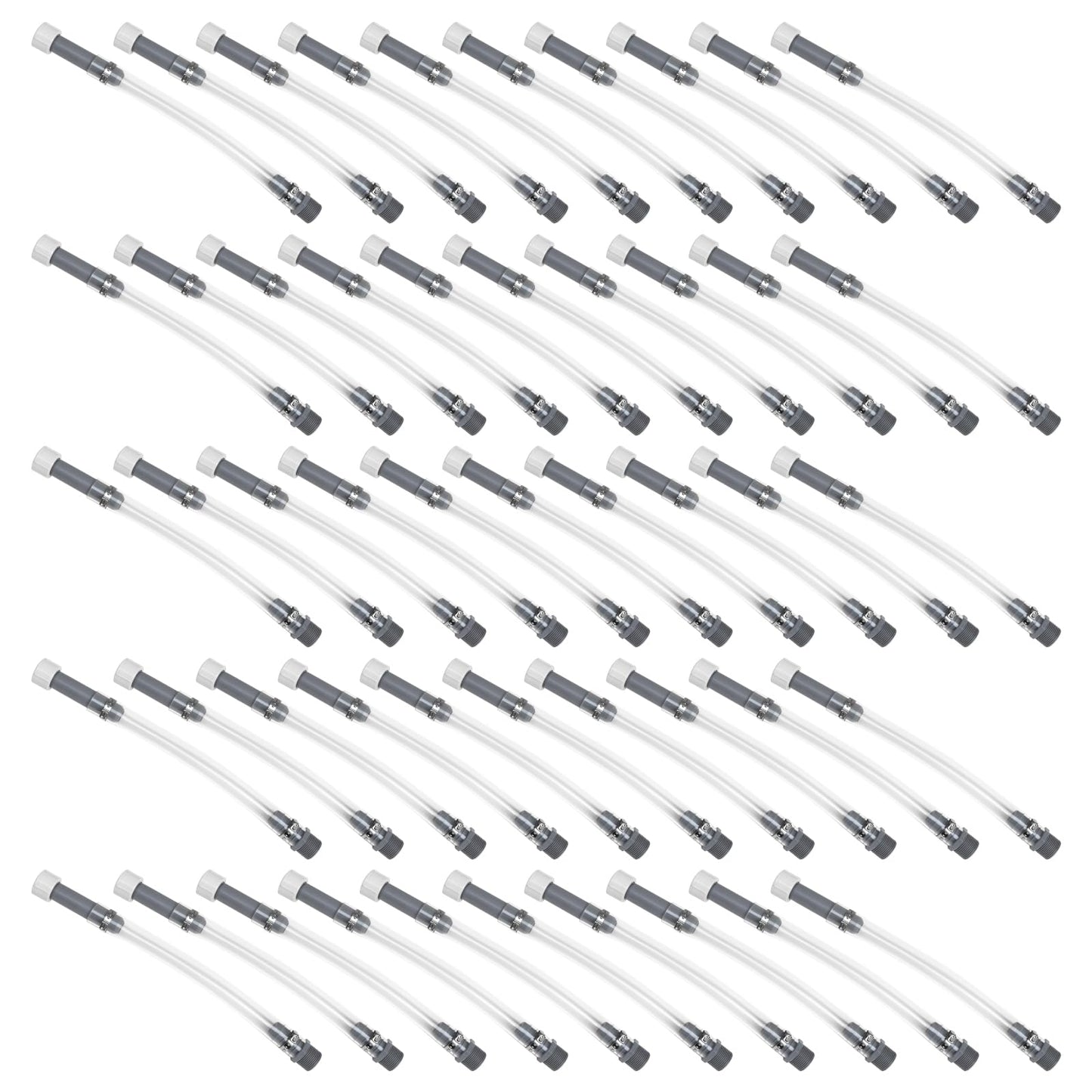Mapleza 50 PCS Fuel Jug Hose Perfect for LC2 JEGS Jugs Gas Can Hoses Replacement Racing VP Fuel Jug Hose Gas Can Nozzle Suitable for 3/5/5.5 Gallon Jugs