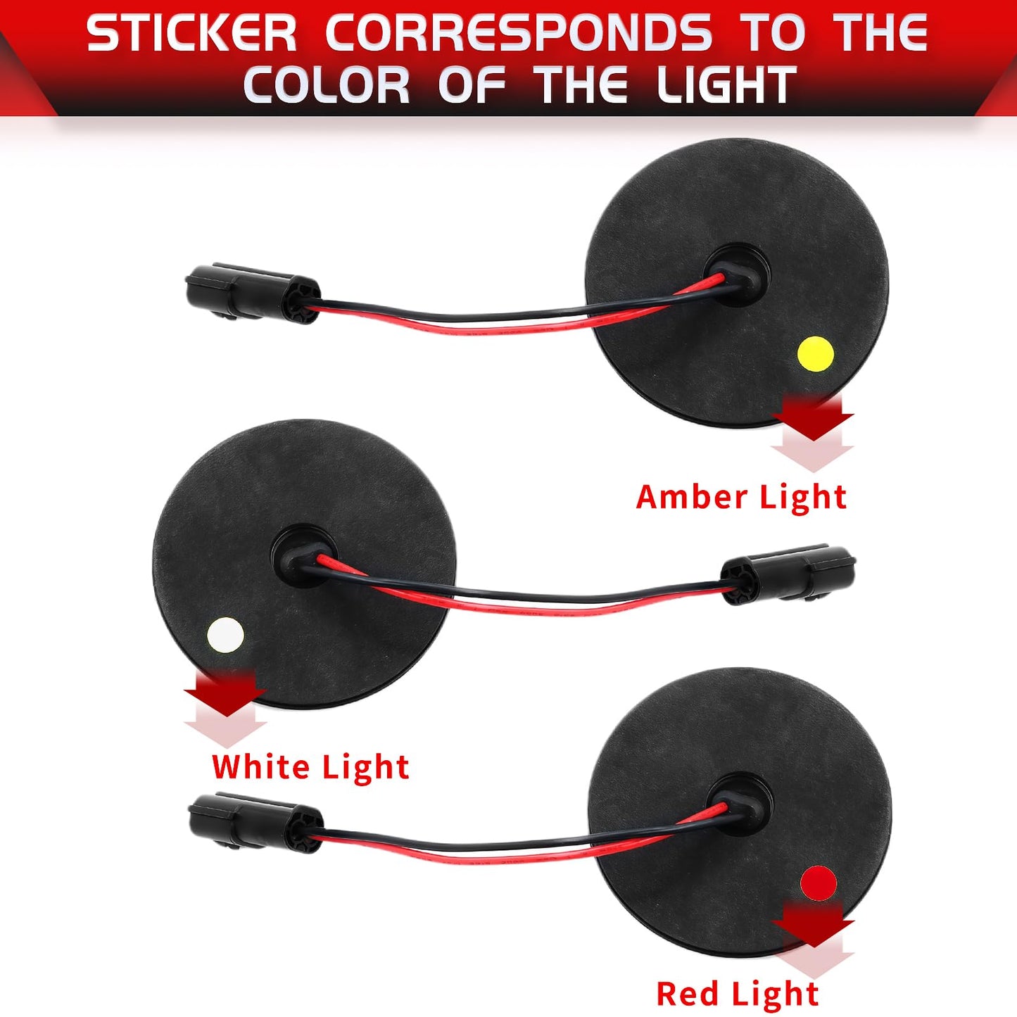 PLUSBEAM LED Upgraded Light Tail Light Kits, 10Pcs Led Indicator Light Compatible with Land Rover Defender 1990-2016 (Smoked Lens)