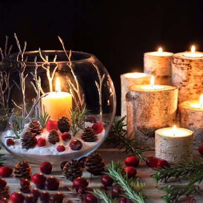 10 Hours Ivory Votive Candles, Unscented 1.5 inch Wax Candles for Wedding, Party, Holiday Spa & Home Decoration, 36 Packs