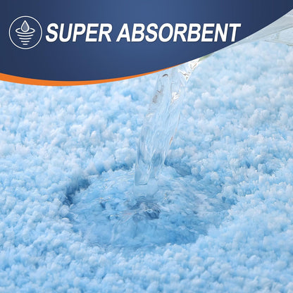 OLANLY Bathroom Runner Rug - Extra Soft Microfiber Mat | Quick Dry, Washable, 47x20, Sky Blue