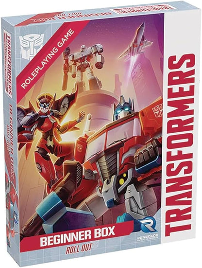 Renegade Game Studios Transformers RPG Beginner Box Starter Set with Dice Adventures &amp Character Sheets