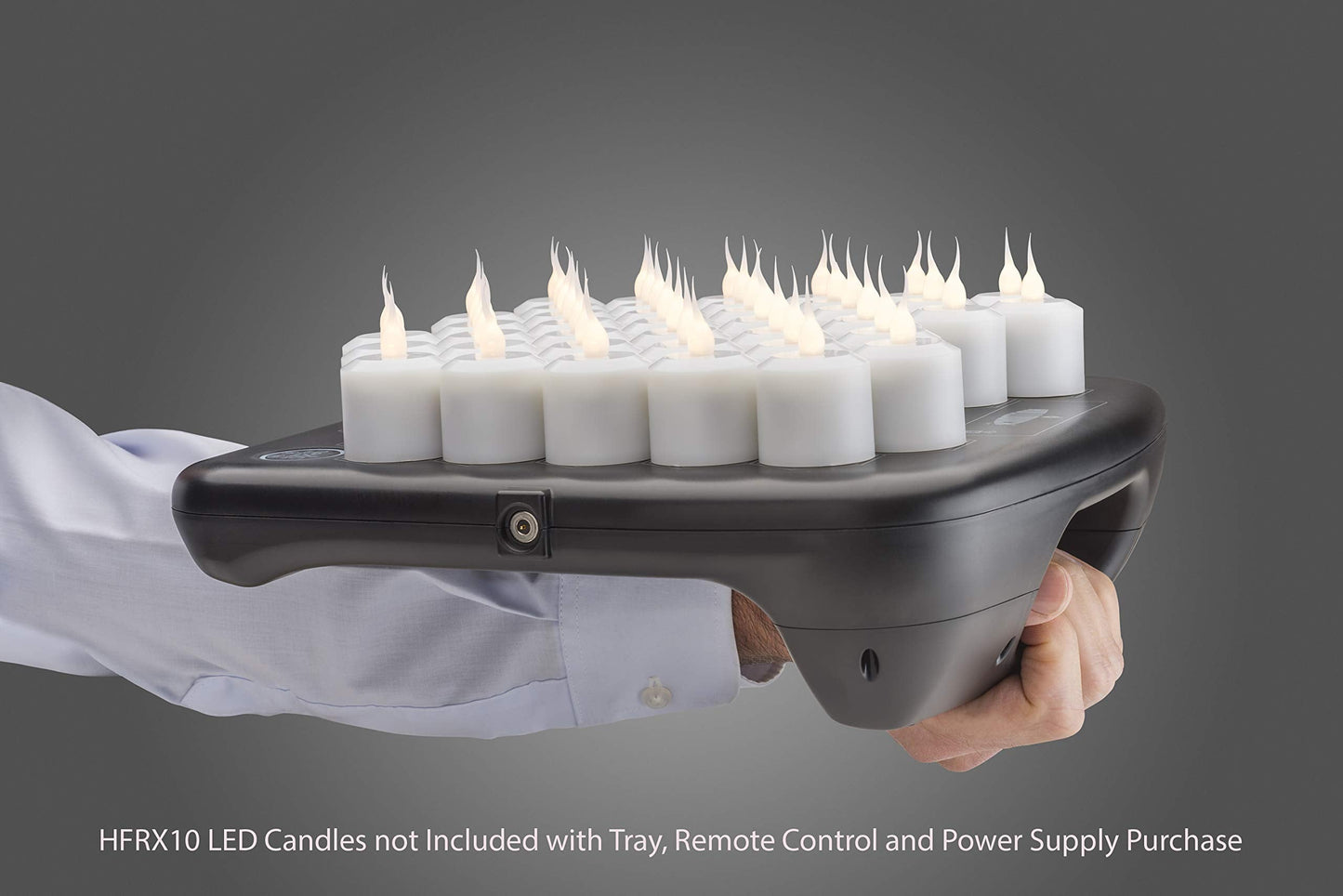 Hollowick® Nexis™ Flameless Kit: (1) Charging Tray, (1) Magnetic Cord and US Power Supply, (1) Remote Magnetic Control (1 Kit)