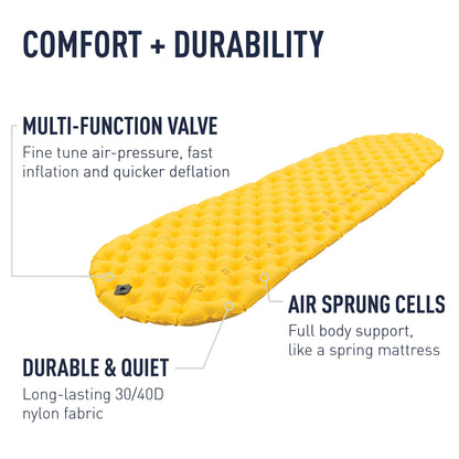 Sea to Summit Ultralight Backpacking Air Mattress, Large (78 x 25 x 2 inches)