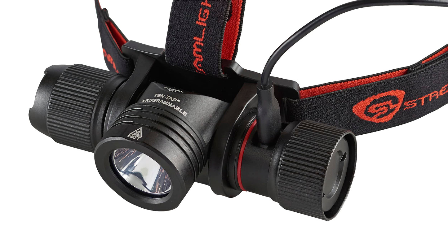 Streamlight 89001 ProTac 2.0 2000-Lumen Headlamp with Rechargeable Battery, Strap, Black