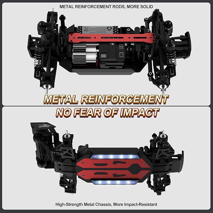 Nikuku Fast Remote Control Car 38 KPH High Speed Off Road RC Cars with 2.4 GHz 1:20 Scale 4WD Electric All Terrain RC Monster Truck Toys Christmas Birthday Gifts for Adults &amp Boys