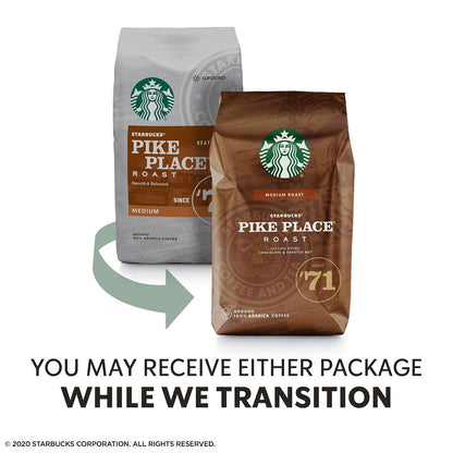 Starbucks Pike Place Medium Roast Ground Coffee (40 oz.)