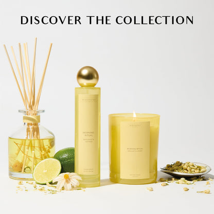 Bergamot & Jasmine Scented Candle | 11oz, 60 Hour Burn | Natural Soy Wax, Cotton Wick | Soy Scented Candles for Home | Benevolence LA Sun-Kissed Collection - Morning Ritual
