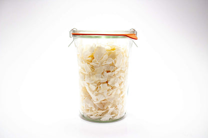 Weck Canning Jar 743-3/4 L Weck Mold Jars made of Transparent Glass - Eco-Friendly Canning Jar - Food Storage Containers with Lids Airtight – 1 Jar with Keep Fresh Cover