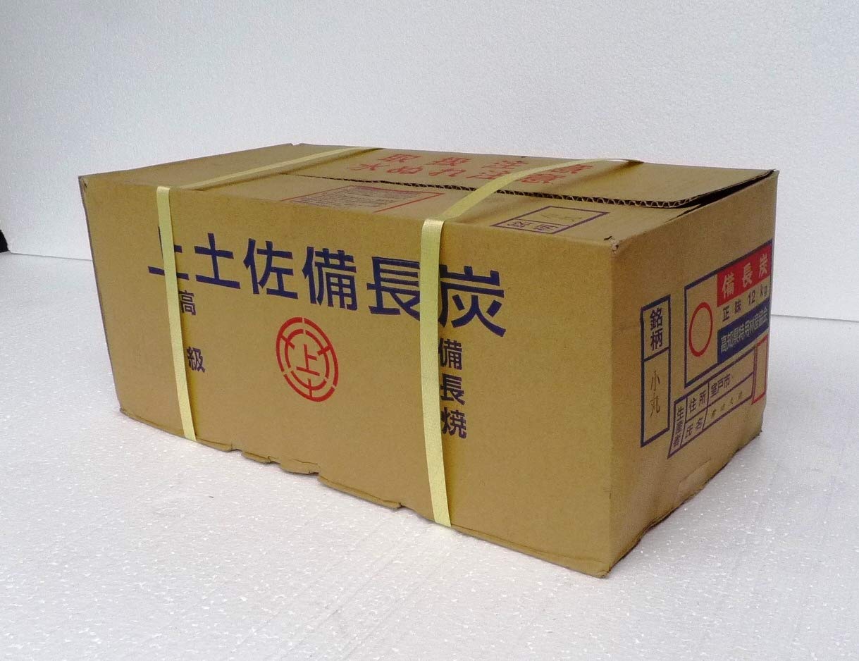 上土佐備長炭/Tosa Binchotan/Hanmaru (Medium size:Split Long Type)/26.5lb/Product of JAPAN/Queen of Binchotan
