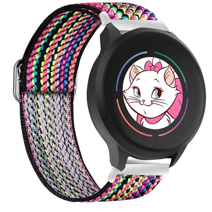 Lamshaw Compatible with iTouch Sport 4 / Sport 3 / AIR 3 40MM Smartwatch Bands, 20mm Stretch Elastics Nylon Adjustable Replacement Strap for Men & Women (Aztec Style Rainbow)