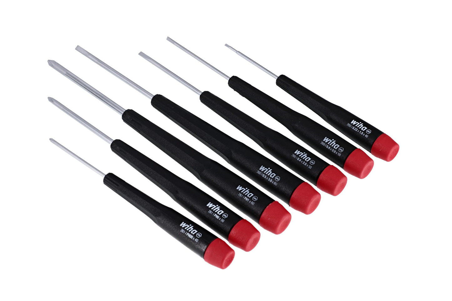 Wiha 26197 7 Piece Precision Slotted and Phillips Screwdriver Set