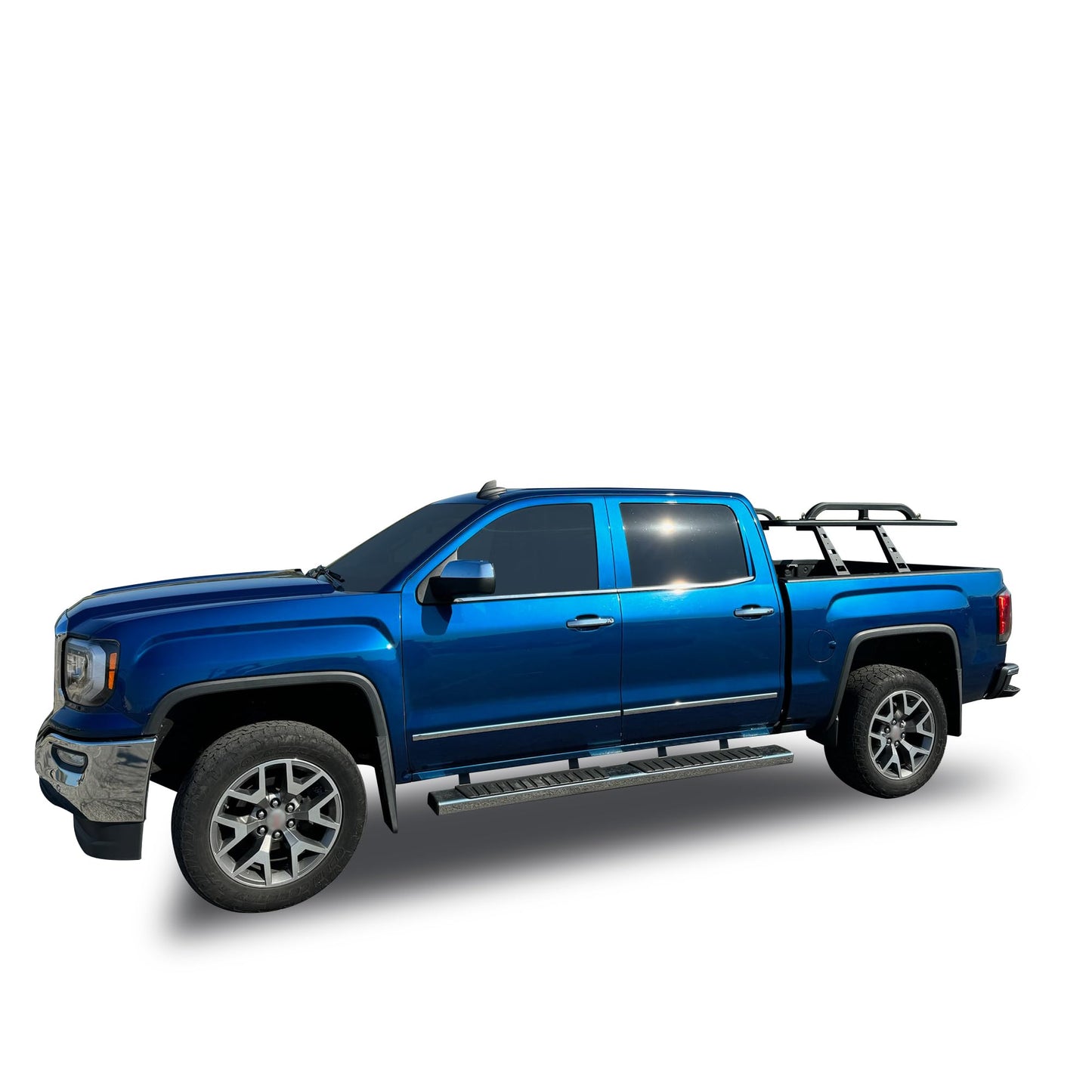 Black Horse Spike Stationary Cargo Platform System Compatible with 2005-2024 GMC Sierra 1500/2500 HD/3500 HD, Chevy Silverado 1500/2500 HD/3500 HD, Ford F-150/F-550, Ram 1500/3500,Tundra,Titan.