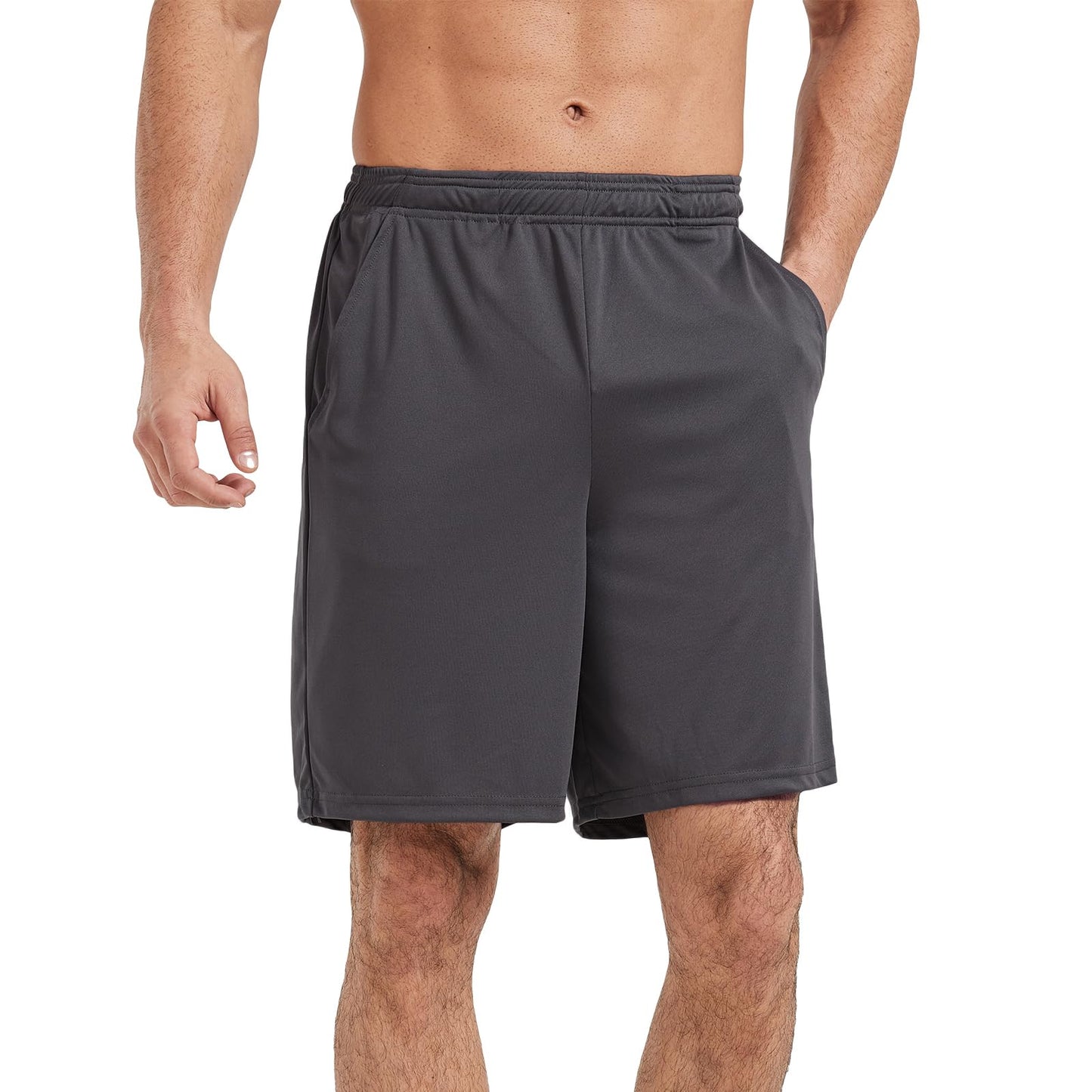 AKAWOOKO 5 Pack Men's Athletic Gym Shorts with Pockets Quick Dry Activewear Workout Running Shorts for Men
