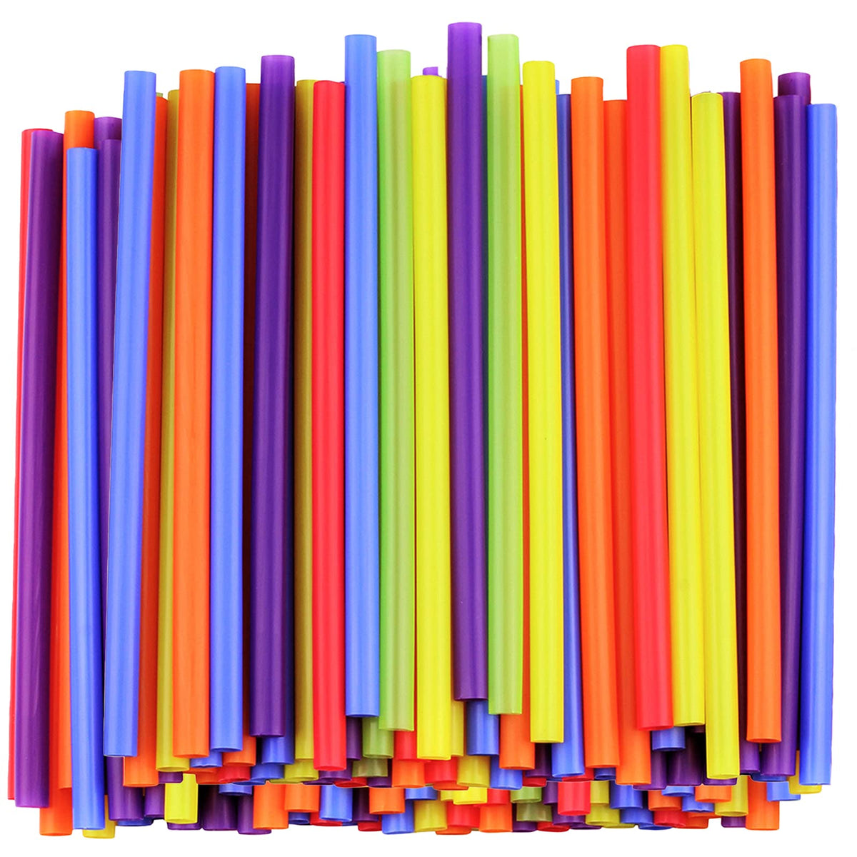 Comfy Package Jumbo Smoothie Boba Straws [200 Pack] Assorted Colors