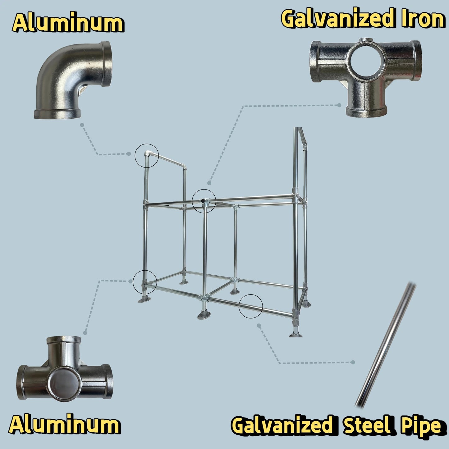 YVZMG 6ft Heavy Duty Firewood Rack with Double Layer Design,Equipped with Firewood Rack Cover,Load-bearing Capacity 3500 lbs. Suitable for outdoor and indoor firewood storage