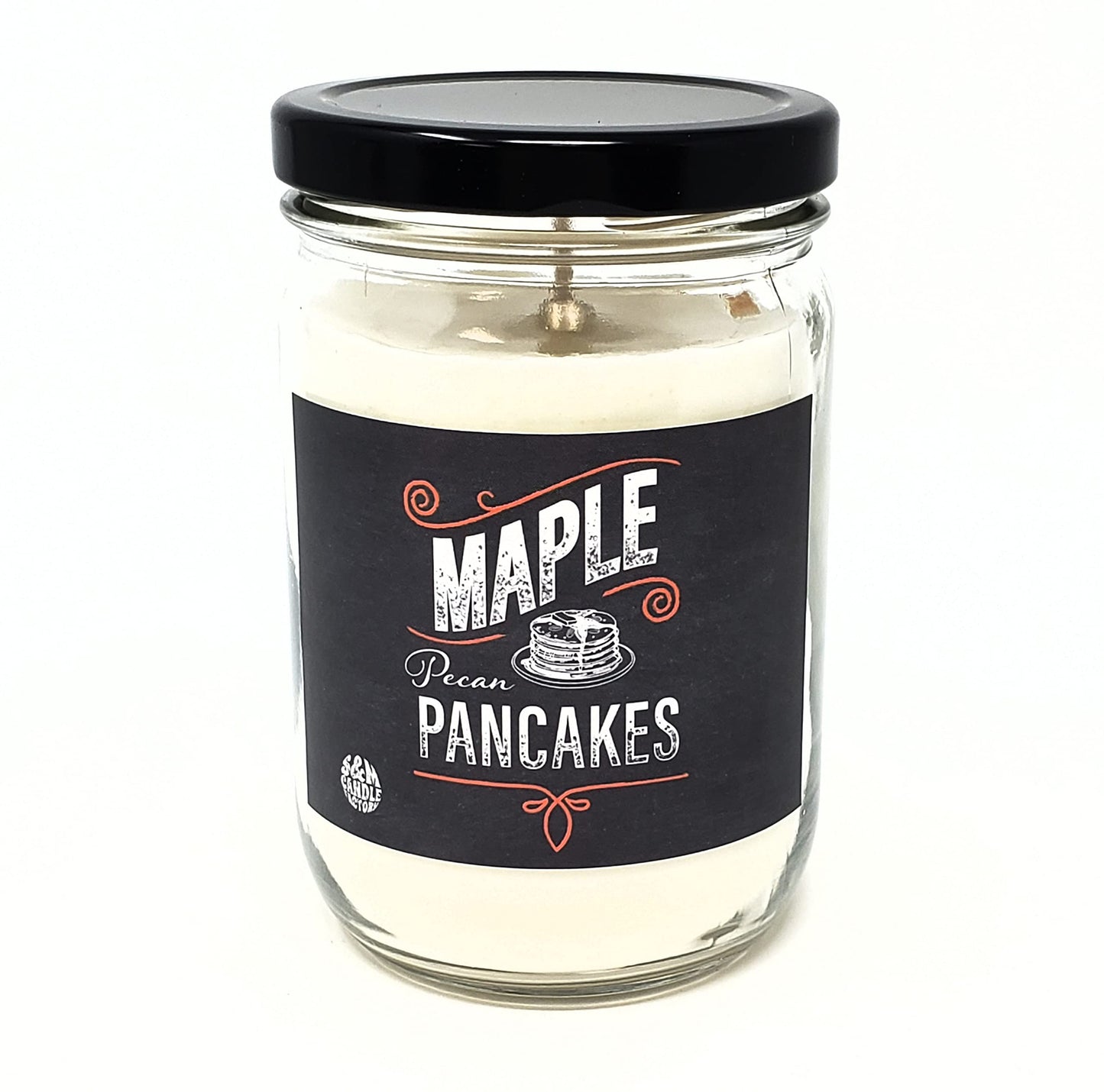 Maple Pecan Pancakes Candle ~ All Natural Premium Soy Candle ~ 12oz Jar