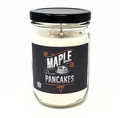 Maple Pecan Pancakes Candle ~ All Natural Premium Soy Candle ~ 12oz Jar