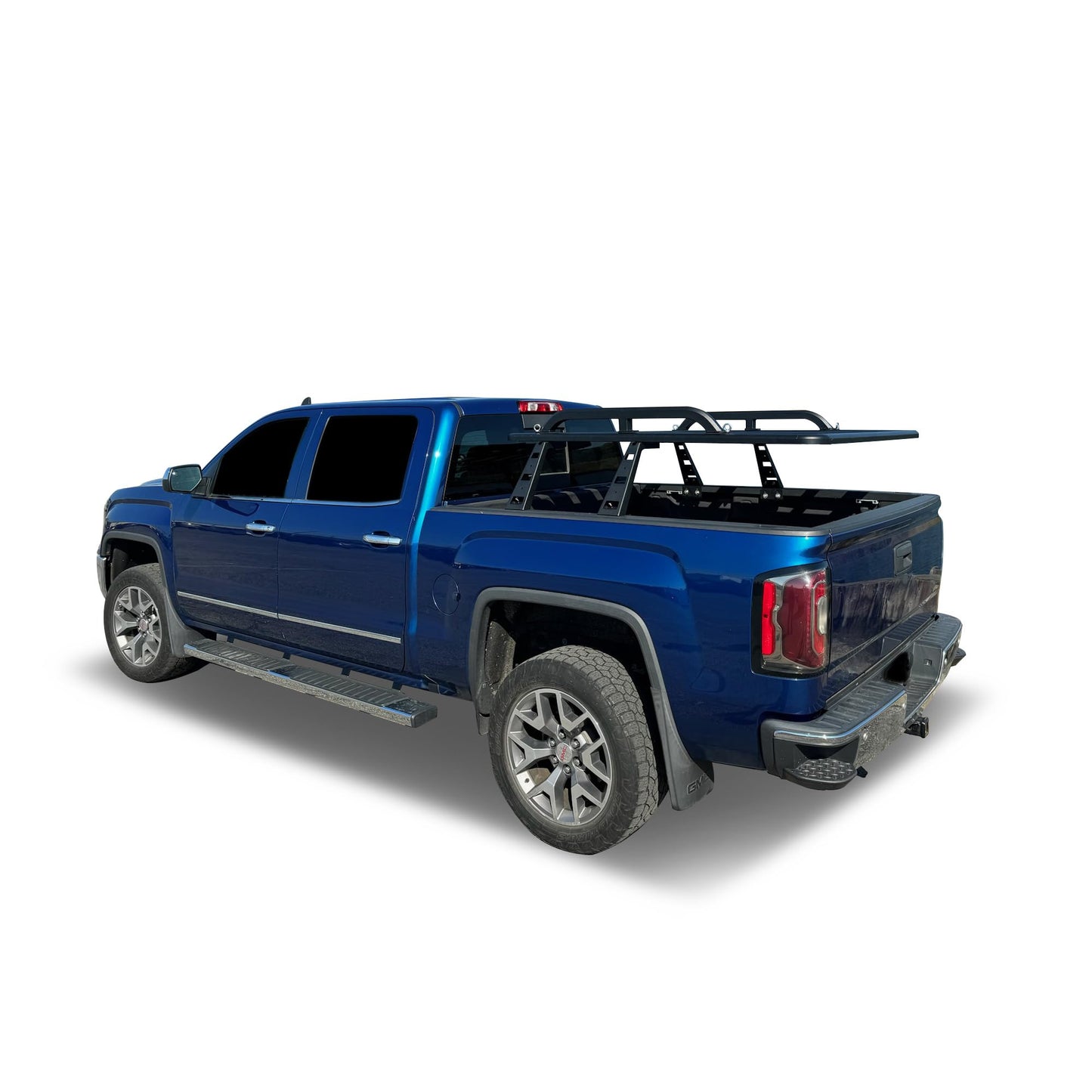 Black Horse Spike Stationary Cargo Platform System Compatible with 2005-2024 GMC Sierra 1500/2500 HD/3500 HD, Chevy Silverado 1500/2500 HD/3500 HD, Ford F-150/F-550, Ram 1500/3500,Tundra,Titan.