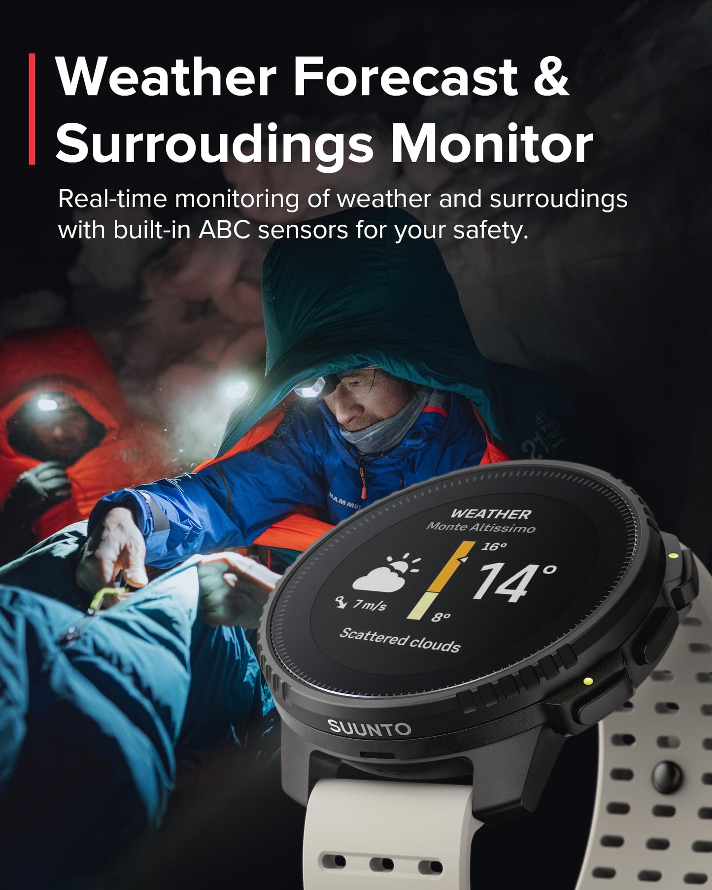 SUUNTO Vertical: Adventure GPS Watch, Large Screen, Offline Maps, Solar Charging
