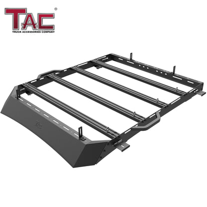TAC Roof Rack Compatible with 2024-2026 Tacoma Double Cab Truck Cross Bar Cargo Canoe Bike Kayak Snowboard Luggage Upper Storage Carrier Truck Outdoors Gear