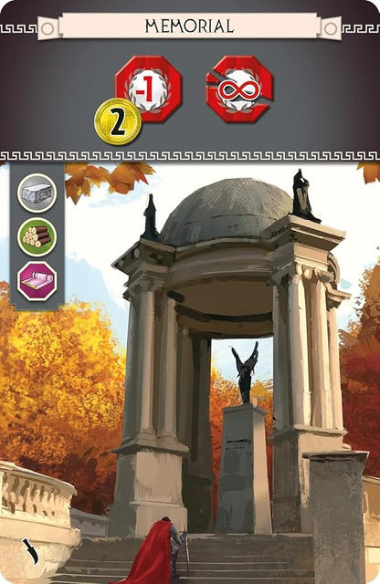Asmodee 7 Wonders Cities Board Game EXPANSION - Forge Alliances and Expand Your Influence Civilization Strategy Game for Kids and Adults Ages 10+ 3-7 Players 40 Min Playtime