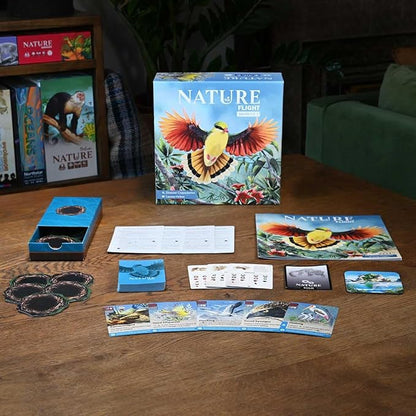 Northstar Game Studio Nature Board Game Expansion Module 1: Flight | Adapt Species in a Changing Environment | Strategy Game for Adults Teens Families and Solo | 1-4 Players Age 10+