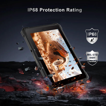 CENAVA W80N Rugged Tablet,8 Inch Windows 11 Pro Industrial Tablet,8GB+128GB,Intel N5100,IP68 Waterproof,700nit Sunlight Readable,4G LTE GPS WiFi6 Heavy Duty Outdoor Work PC 2025