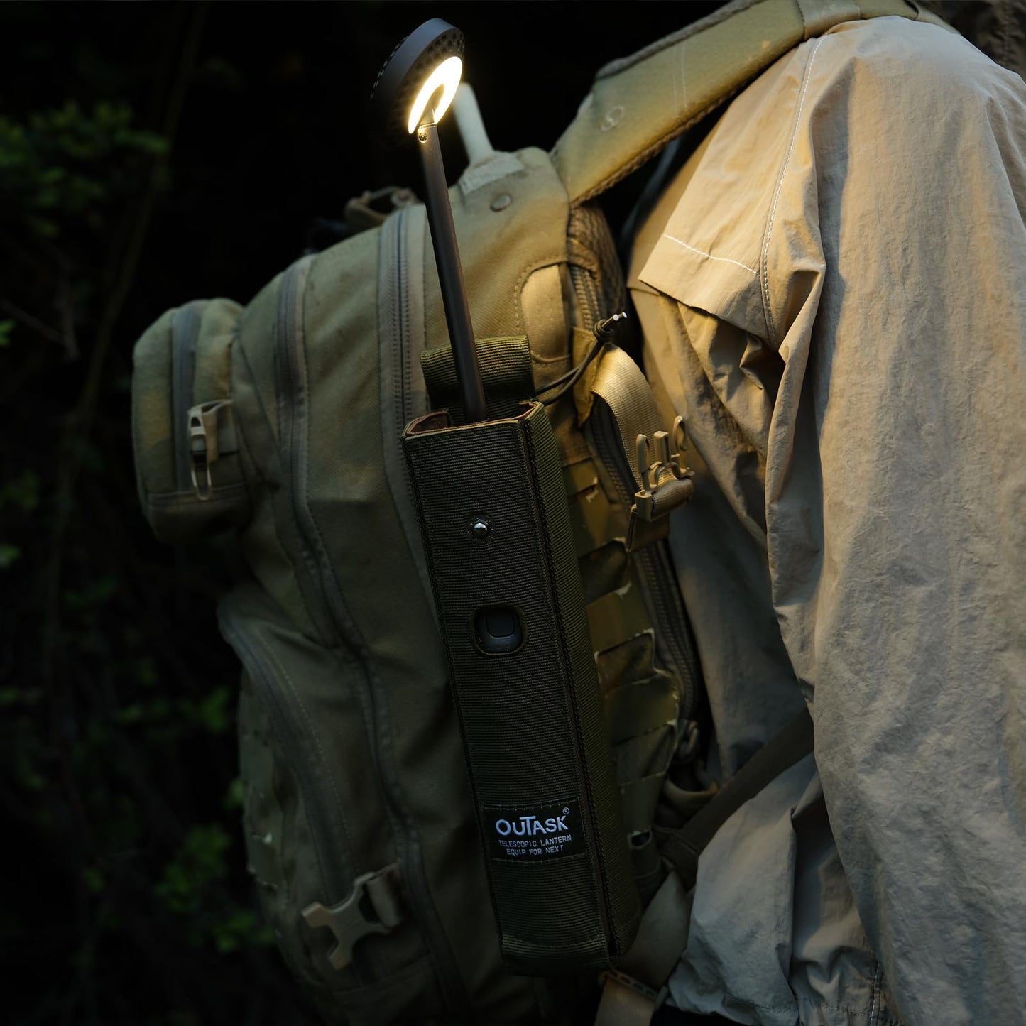 outask Camping Light Telescopic Lantern Accessories Telescopic Camping Light Case