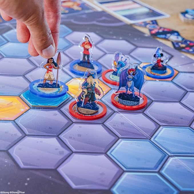 Disney Sorcerer’s Arena: Epic Alliances Turning The Tide Expansion | Featuring Davy Jones Moana and Stitch | Officially-Licensed Disney Strategy &amp Family Board Game
