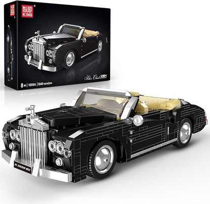Mould King 10006 Classic Car Building Sets MOC Vintage Luxury Convertible Model Building Blocks Kits Gift for Teens/Adults Collections Enthusiasts (1096+ Pieces