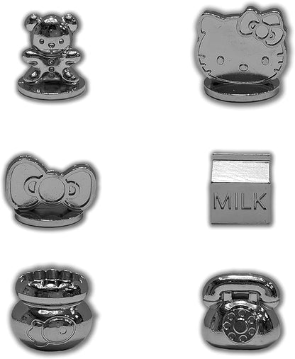 Winning Moves Hello Kitty Monopoly Board Game Ideal for 2-6 Players and A Great Gift for Fans Aged 8 and Up