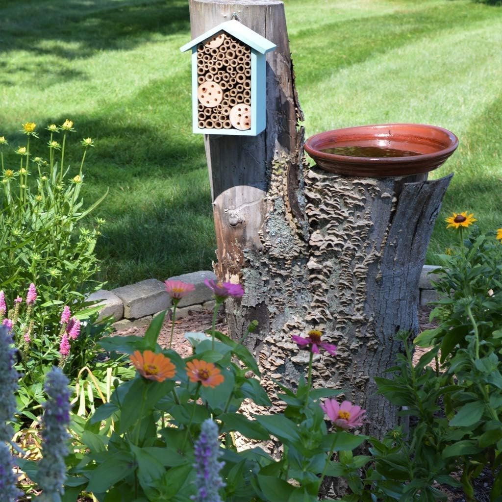 Nature's Way | PWH1-C Teal Bee House - Durable Habitat for Pollinators, Eco-Friendly Design