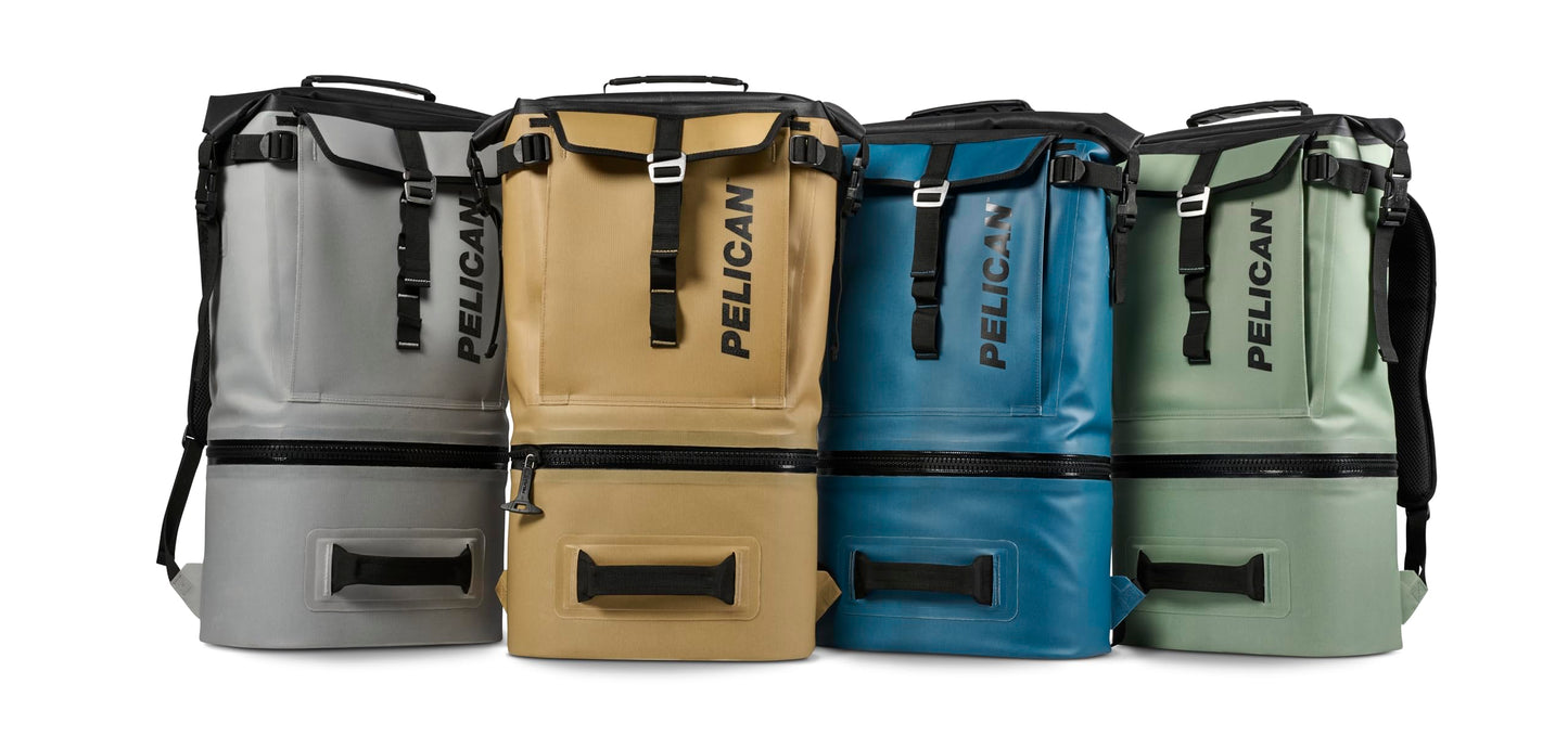 Pelican Dayventure Backpack Cooler - Insulated Cooler Backpack -18.4 Liters (Coyote Tan)