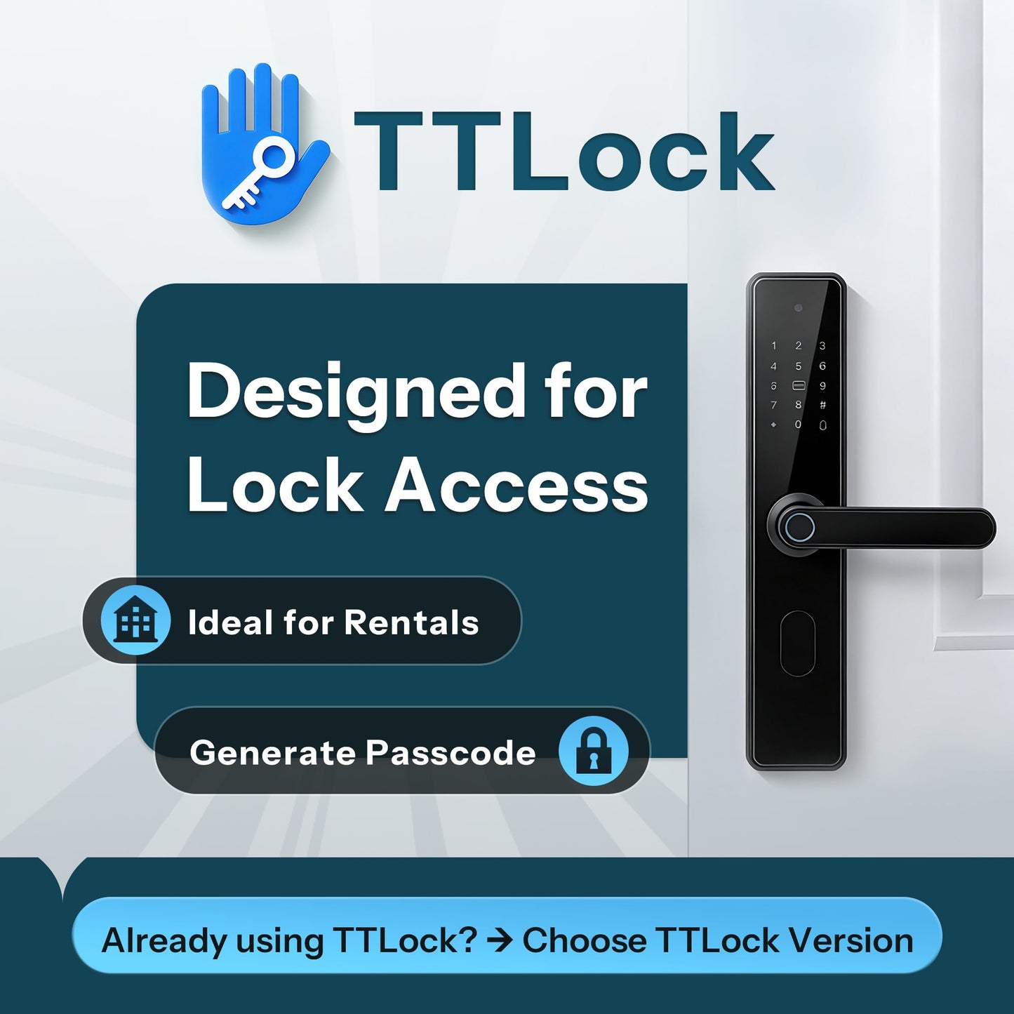 Moquin Smart Bluetooth Key Lock Box Outdoor IP65 Waterproof Fingerprint Lock Box Works with Tuya App, Key Safe with Silicone Keypad, Large Storage for Home, Airbnb & Realtors