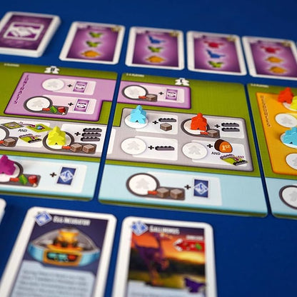 Tiny Epic Dinosaurs Deluxe | Strategic Worker Placement Game Includes Laboratory Mini Expansion | 1-4 Players Ages 14+ | Dino Ranching &amp Resource Management Board Game