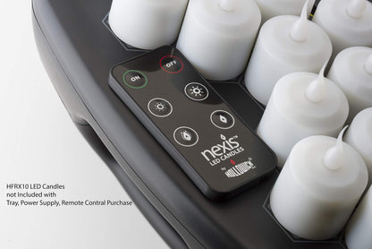 Hollowick® Nexis™ Flameless Kit: (1) Charging Tray, (1) Magnetic Cord and US Power Supply, (1) Remote Magnetic Control (1 Kit)