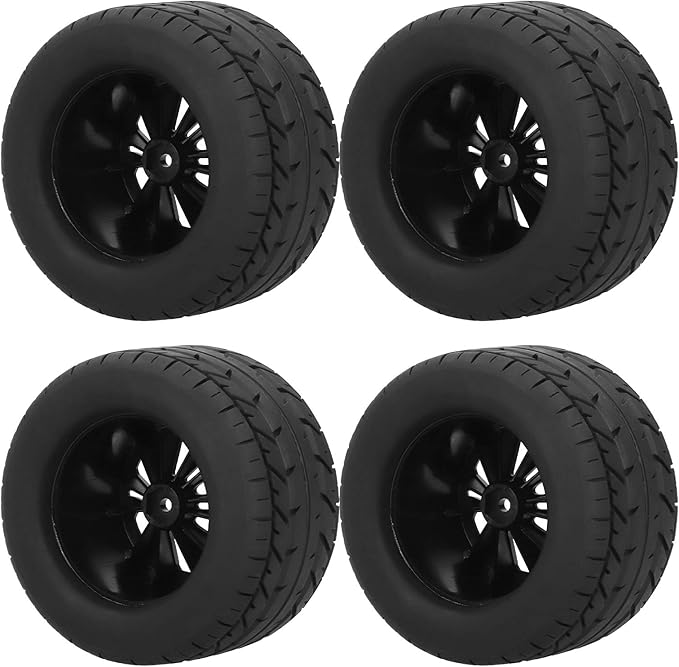 HEITIGN Duratrax Rc Tires 24x24x7 4pcs 115mm Wheel Tires - Fit for 1/10 Rc Car Model