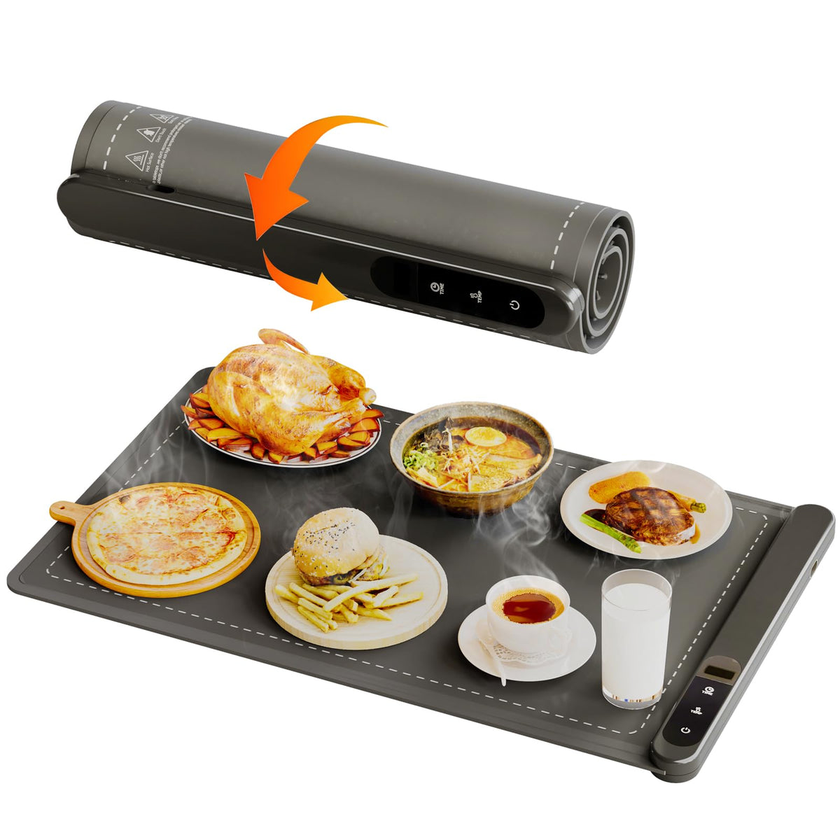Food Warming Mat for Buffet, Upgrade Graphene Warming, 6 Level Adjustable