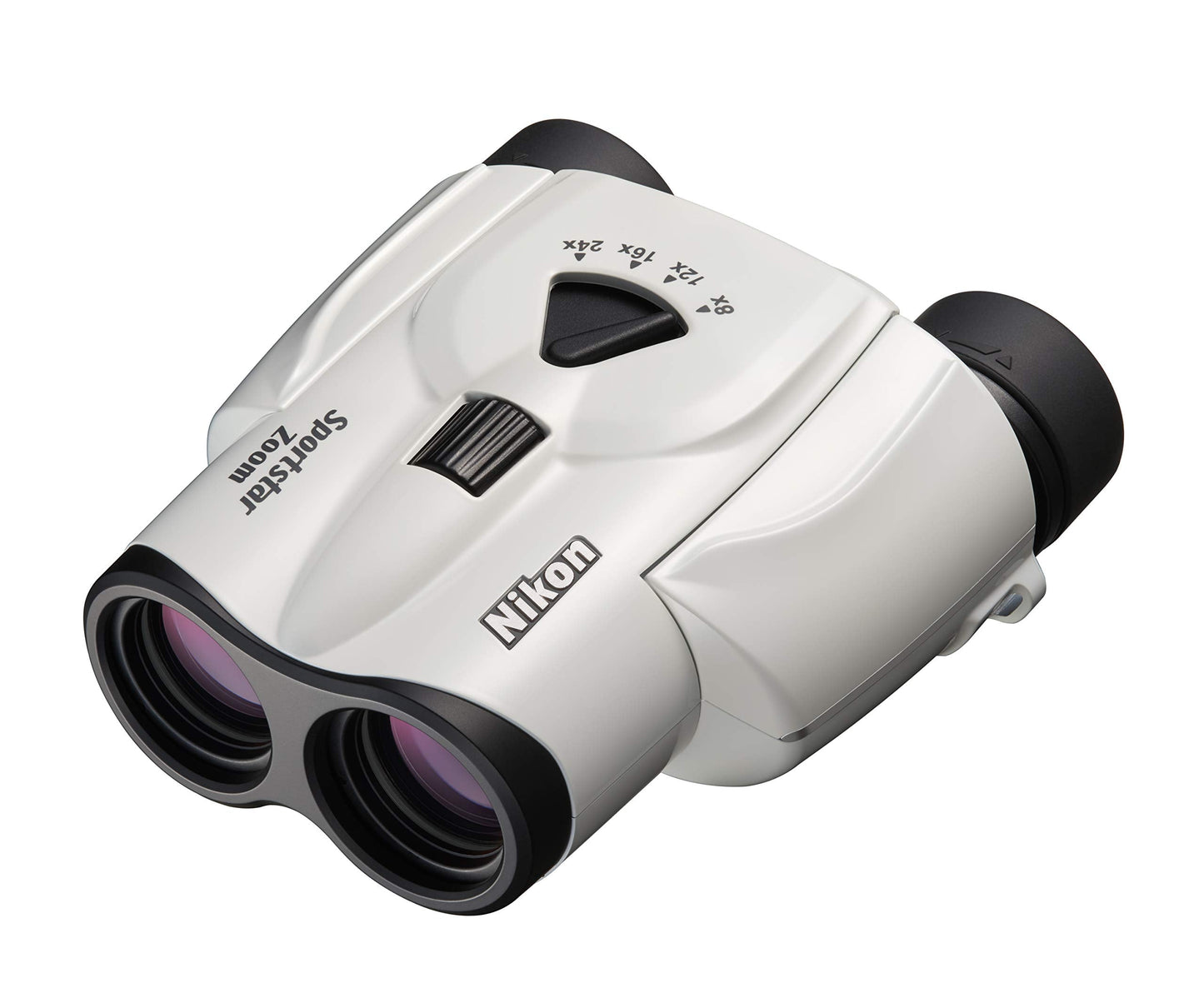 Nikon Binocular's Sportstar Zoom 8-24×25 White, Small