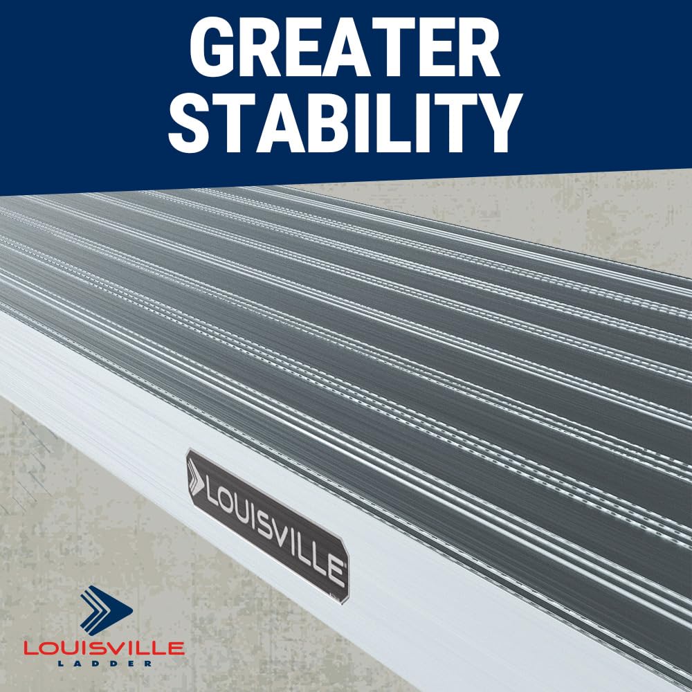 Louisville Ladder 7 ft. x 19 in. Aluminium Scaffolding Platform, 75 psf-Load Capacity, PD9207