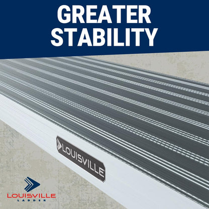 Louisville Ladder 7 ft. x 19 in. Aluminium Scaffolding Platform, 75 psf-Load Capacity, PD9207
