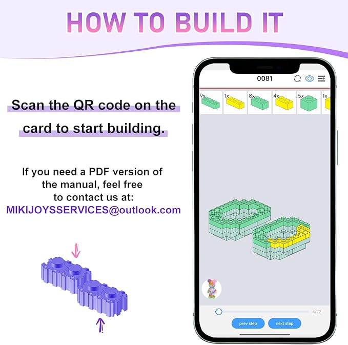 Bear Building Blocks with Organizer Bins (4500PCS) Fluorescent Bricks &amp Stroage Drawer Gift for Adults &amp Kids Ideal for Home &amp Office Decor QR Code User Manual 8886