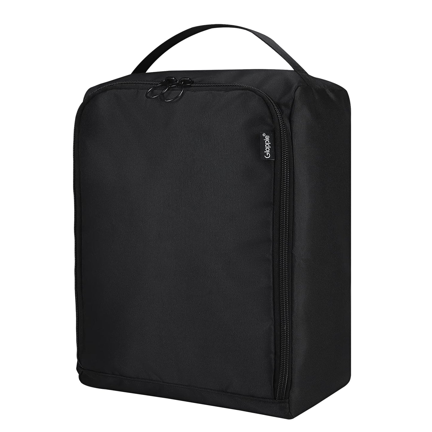 Gloppie Shoe Bags for Travel Shoe Pouch Portable Large Shoes Storage Bag for Men Women Shoe Organizer Black Shoe Packing Cubes for Travel Gym Sport Must Have for Business Trip Bolsa de Zapatos