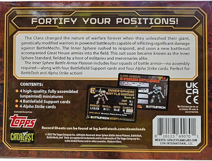 Catalyst Game Labs Battletech Inner Sphere Battle Armor Pack Strategy Board Game for 1+ Players and Ages 14+