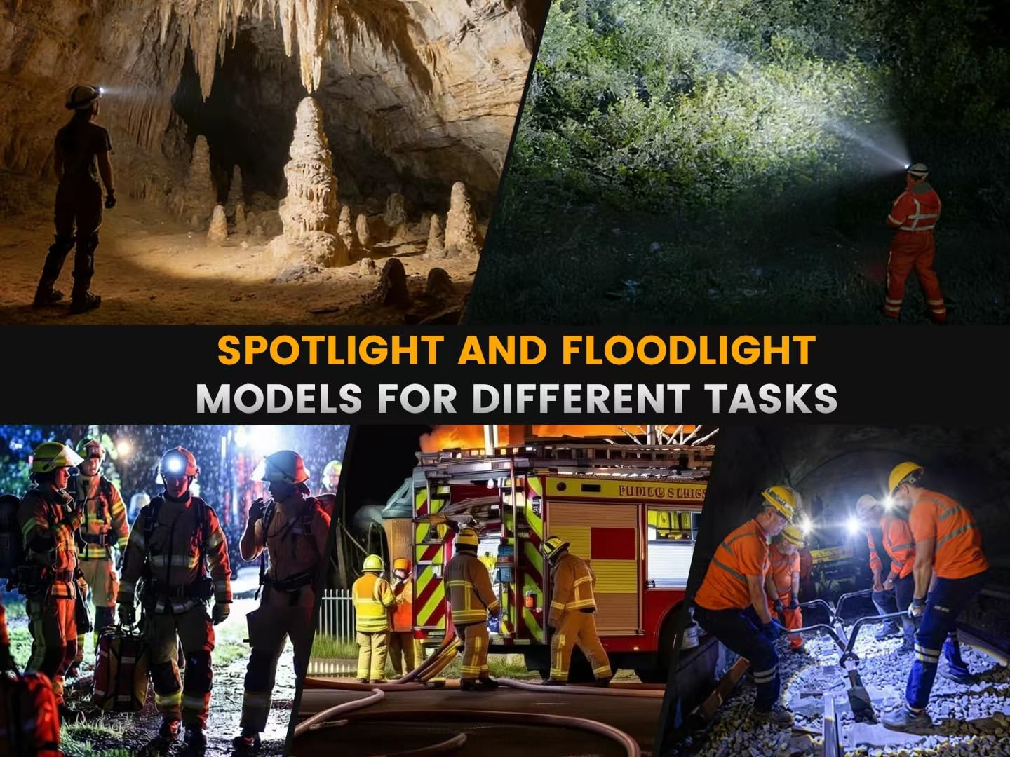 Rechargeable Headlamp Super Bright, High Lumen Zoomable / Floodlight Spotlight With 700m Beam Distance, Head Lamp Light for Search Rescue, Construction Work, Outdoor use, Emergencies, USB-C and More