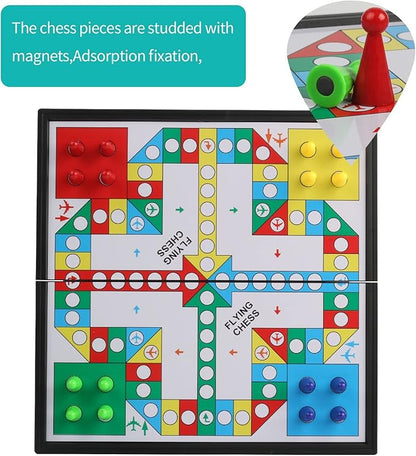 Andux Foldable Magnetic Flying Chess Portable Board Game Set CXYXQ-03 (M)