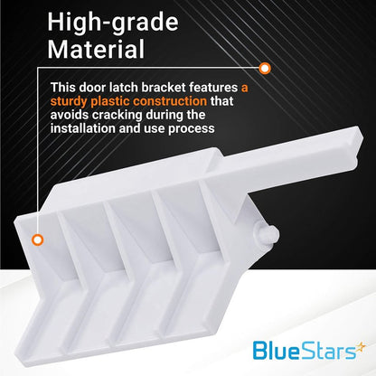 BlueStars Upgraded 8205451 Microwave Latch Bracket - Compatible with Whirlpool & KitchenAid Microwaves - Replaces WP8205451 W10298900 PS11745265 AP3776470 AH972837