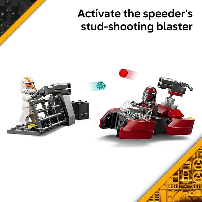 LEGO Star Wars Siege of Mandalore Battle Pack Building Toy for Boys &amp Girls - The Mandalorian Pretend Play Set W/4 Character Minifigures for Kids &amp Fans Ages 6+ - Gift Idea for Birthdays - 75